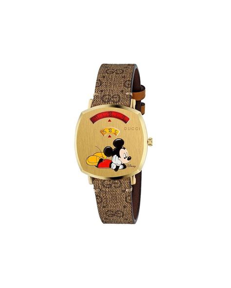 reloj gucci mickey mouse precio|disney x gucci shoes.